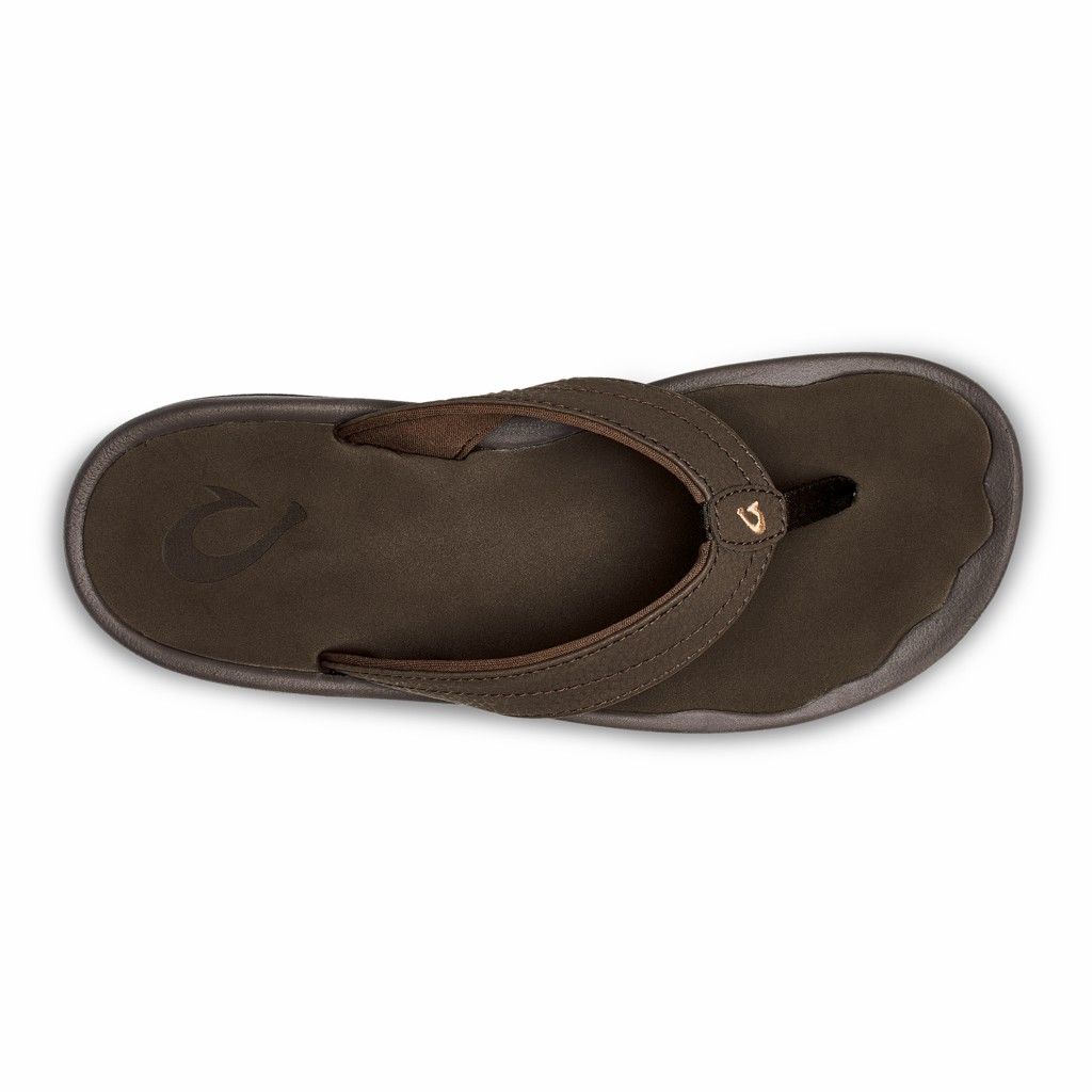 Sandalias Olukai ‘Ohana - Chanclas Mujer Cafes 20418-273